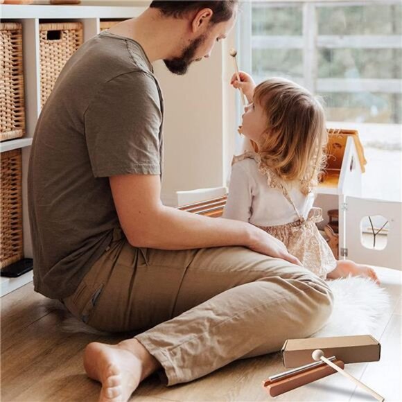 Chime Percussion, Hand Bell Meditation Chimes with Mallet (Tone 1) - Picture 5 of 5